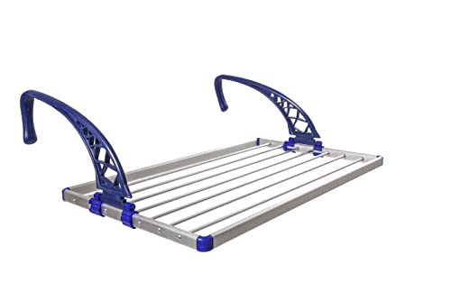 Cinquepalmi N 1 80, Stendibiancheria da balcone in alluminio cm 48x82