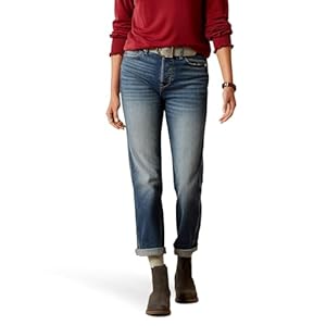 Ariat Women’s High Rise Bridle Slim Straight Leg Jeans