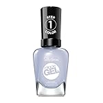 Sally Hansen Miracle Gel Salon Quality Nail Polish | Gel-Like Formula, Two-Step System, No UV Light Needed, Long Lasting | Semi-Opaque, Glossy | 582 O-Zone You Didn't | Pale Violet Nail Color