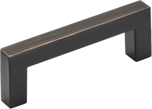 Image of Amerock | Cabinet Pull | Oil Rubbed Bronze | 3 inch (76 mm) Center to Center | Monument | 1 Pack | Drawer Pull | Drawer Handle | Cabinet Hardware