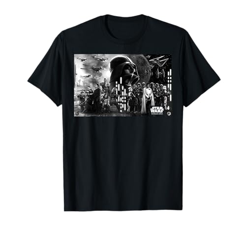  Star Wars Rogue One Death Star Battle Groupshot T-Shirt