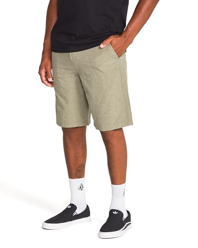 Image of Volcom Men's Kerosene 21 inch Hybrid Chino Shorts Quick-Dry Stretch Fabric