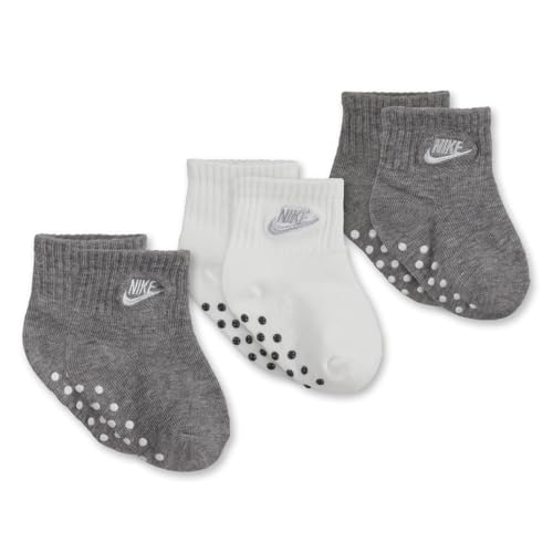 Nike Core Futura Gripper Chaussettes pour bébé Dk Grey Heather 6/12 mois