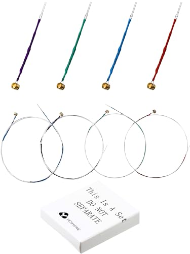 Yeshone YESHONE-UNIVERSAL-47 8 Pieces Violin Strings Universal Full Set (G-D-A-E) 4/4 Violin Universal String Steel Core Violin Fiddle String Strings thumb #7