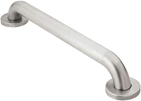 Moen R8730P Home Care Bathroom Safety 30-Inch Grab Bar with Concealed Screws, Peened