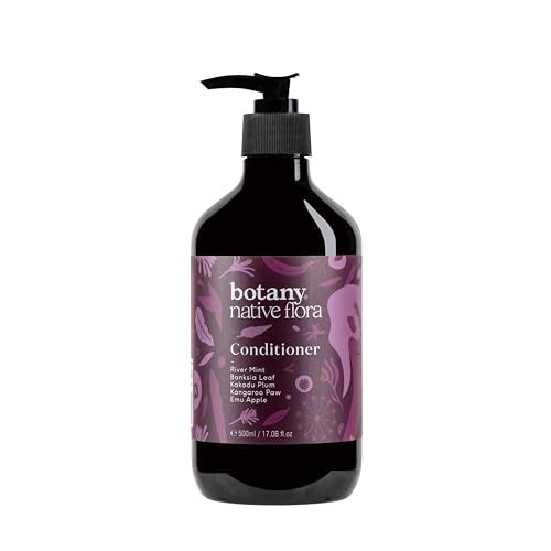 Botany Native Flora Acondicionador para el Cabello, Hidrata y Revitaliza el Cabello Seco y Opaco con Extractos de Plantas, Desenreda Nudos y Protege los Folículos Capilares de la Rotura 500ml
