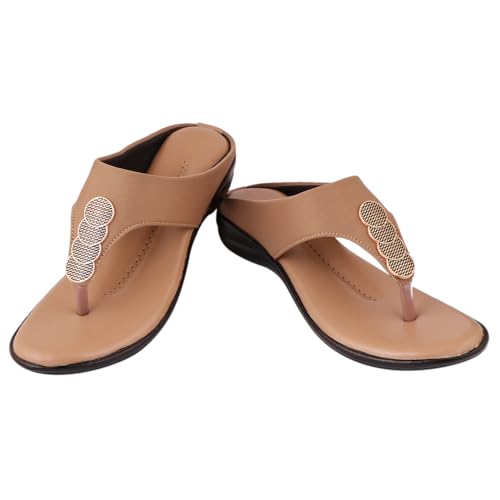 Image of Women's Fashion Sandal | Faux Leather, Comfortable & Stylish Wedges | Ideal for Casual & Formal