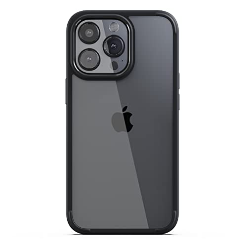 Image of iPhone 13 Pro Back Cover | GoCushion Hybrid Protective Case | Cosmos Black | Protective Bumper for Camera Protection |Thin, Durable & Lightweight | Compatible with Wireless Charging | TPU & PC