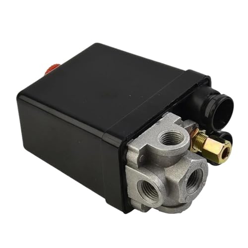 Interruptor de presión para compresor con colector de 4 puertos para regular aire 2
