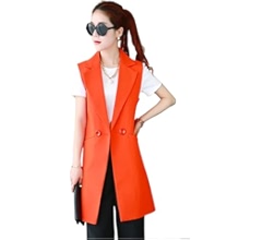 アウターその他 TAGLIATORE Woman Waistcoat Pink 600001GAELLE Y1134 donna-abbigliamento-gilet-