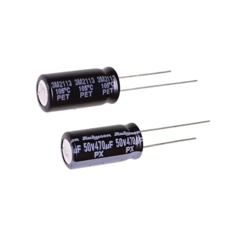 Condensateurs 50V 470uF en aluminium pour projets de bricolage et domotique