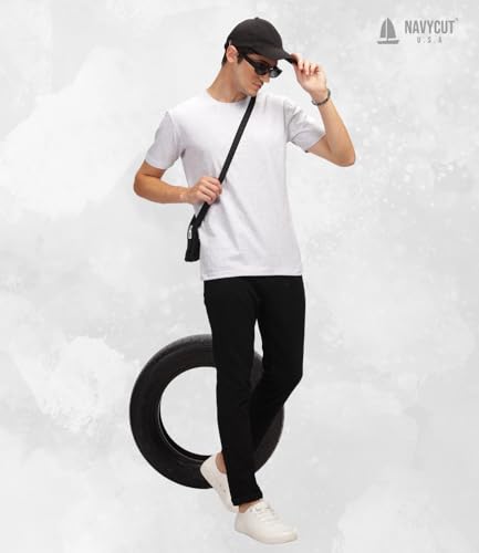 Image of Men T Shirt Cotton Round Neck | Solid Cotton Tee Half Sleeve | Breathable Casual T Shirt for Men | Stylish Round Neck Casual Wear | 12 Colors