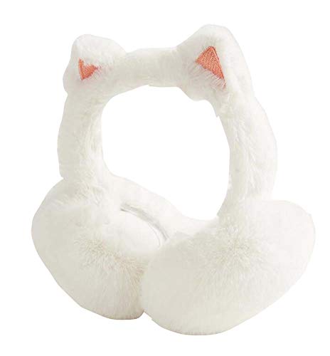 RYZGOJV Winter Outdoor Earmuff Foldable Earmuff Plush Lined Warm Earmuff C04