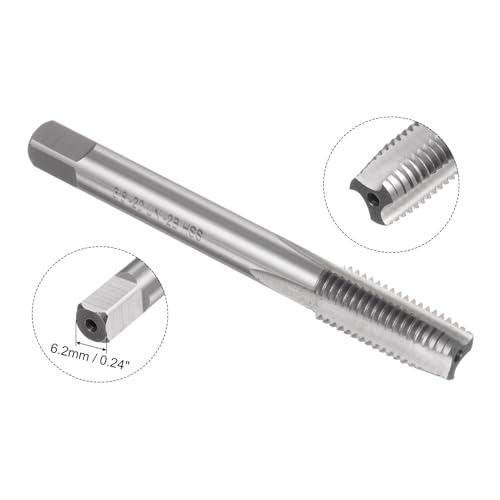 QUARKZMAN 2-teiliges Gewindebohrer- und Schneideisen-Set, 3/8-20 UNF Gewindebohrer & Rundschneideisen, Gewindeschneidwerkzeug-Set für Muttern, Schrauben und Gewindereparatur