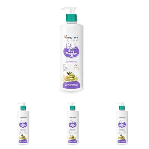 Image of Himalaya Baby Massage Oil 500ml | All-round growth | Strong Bones & Muscles | Ashwagandha, Country Mallow & Aloe Vera | No. 1 Dr. Recommended Baby Massage Oil | Vitamin E | 99% NOI | Mineral oil free