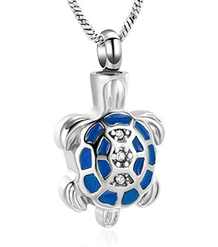Bijoux de crémation pour cendres sacrées, un collier tortue pour un souvenir éternel