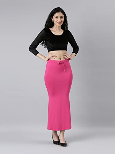 Image of TWIN BIRDS Saree Shapewear for Women | Super Soft Viscose Elastane Saree Petticoat Skirt | Stretchable & Comfortable SareeShaper