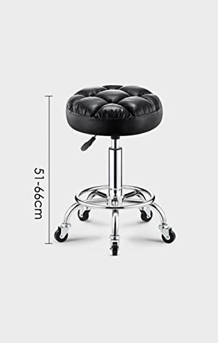 Tabouret à roulettes compact pour petits espaces et salons