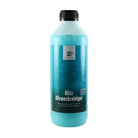 nextzett 90010515 Blitz All-Purpose Cleaner, 33.8 fl oz - Upholstery, Rubber, Plastic Cleaner Concentrate, Blue Cover