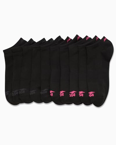 Image of Avia Womens Low Cut Socks - 6 /10 Pack Performance Stretch Cushioned Moisture Wicking Athletic No Show Socks for Women (4-12)