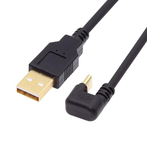 Cable Extensión USB 2.0 a USB C 1.0M Ángulo U miniatura 1