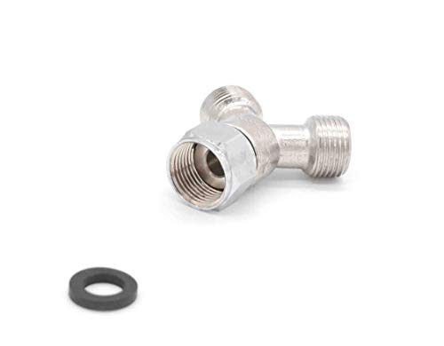 K&B Draft Beer Line Couplers and Fittings (Y-Splitter, Chrome Plated Brass)