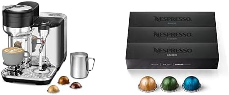 Nespresso the Vertuo Creatista Coffee and Espresso Maker by Breville, BVE850BTR, Black Truffle Capsules, Vertuo Line