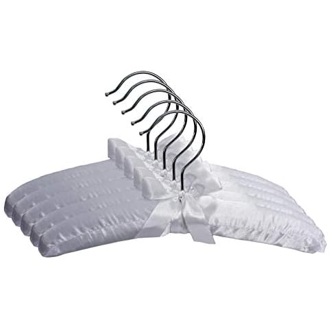 Little Things Mean A Lot Children's 10" Padded Hangers - White Metal Hook 5PK Cover