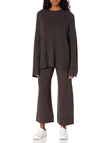 The Drop Women's Bernadette Pull-on Loose-fit Cropped Sweater Pant3