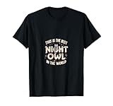 Photo Gallery miglior gufo notturno divertente maglietta Photo Gallery miglior gufo notturno divertente maglietta