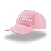 PR Service Cappello Bambino Bambina Personalizzato in Stampa Digitale 100% Cotone Berretto Start Five Personalizzabile Iniziali Scritta Numeri Bimbo Bimba Termo Applicata (Rosa)
