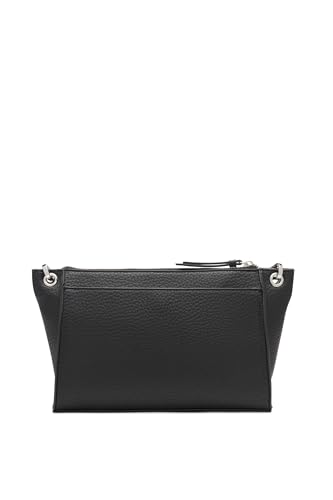 Image of Calvin Klein Reyna Crossbody, Black /Silver Hampton Pebble, One Size
