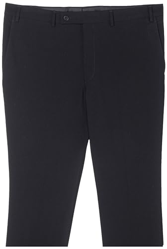 DKNY Men's Modern Fit High Performance Separates Suit Pants, Black Solid, 38W x 34L3