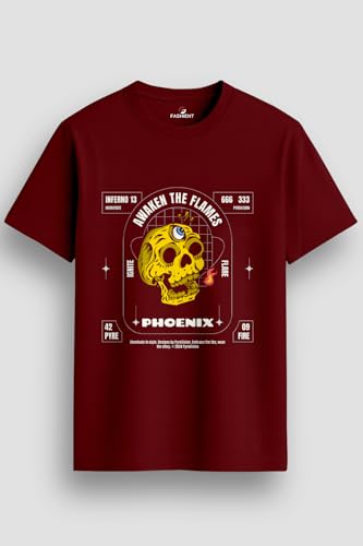 Image of Men's Regular Fit Printed T-Shirt Combo Pack of 3 | 100% Cotton Round Neck Half Sleeve Graphic Tees