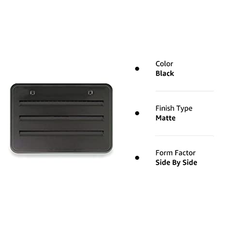 NORCOLD INC 621156BK Black Refrigerator Side Vent NORCOLD INC 621156BK Black Refrigerator Side Vent