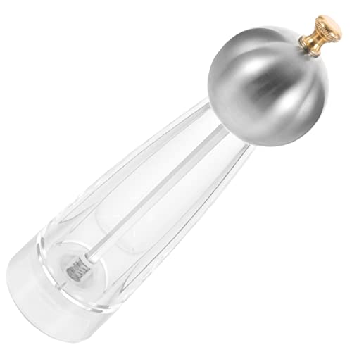 COLLBATH Pepper Grinder Coffee Bean Grinder Coffe Bean Deburring Tool Convenient Pepper Salt Dispenser Shakers Pepper Shaker Seasoning Shaker Bottle Salt Grinder Refillable Stainless Steel