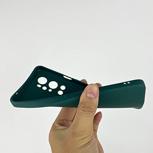 Image of SPAZY CASE Compatible with OnePlus 9RT 5G Back Cover | Liquid Silicone Gel Rubber Bumper Case with Soft Silicone + Smooth Surface Ultra Slim Protective Cover for OnePlus 9RT 5G - Black