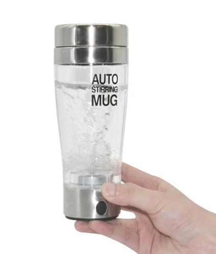 Mengshen Self Stirring Mug 400ML Portable Multipurpose Mixer Automatic Mixing Coffee Tea Cup Protein Shaker Mixer Double Insulated Electric, A037