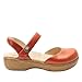 Alegria Women's Opal Salmonberry Leather Shoes with Slingback Open Back Sandals 7-7.5 M US