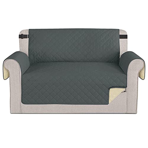 Time to Sparkle 1Pack Sofa Cover 2 seater Sofa Slipcover Reversible Sofa Cover Water Resistant Couch Cover with Foam Sticks Elastic Straps Furniture Protector for Kids Dogs
