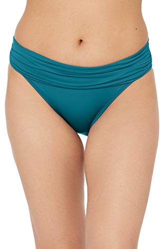 Image of La Blanca Women's Island Goddess Shirred Band Hipster Bikini Bottom