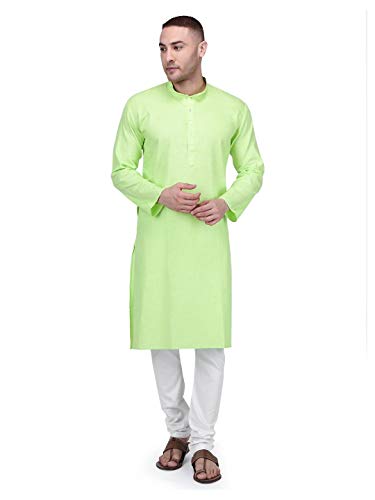 Image of Rajubhai Hargovindas Men's Premium Cotton Solid Kurta