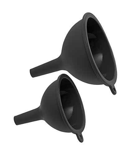 Sambonet Gadgets Juego Embudos, Silicona, Gris, 2 Unidad