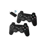 Lot de 2 manettes sans fil - Dual Choc et Vibration - Adaptateurs USB