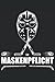 Eishockey Maskenpflicht Sport Humor Maske: Tagebuch 120 Seiten liniertes Papier Handliches Format (15,24 × 22,86 cm entspricht ungefähr DIN A5)