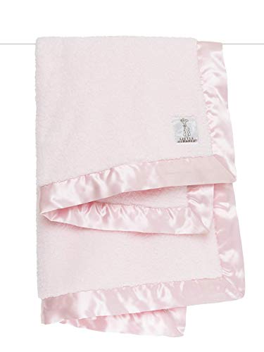 Little Giraffe Chenille Stroller Baby Blanket, Pink, 29" x 35"