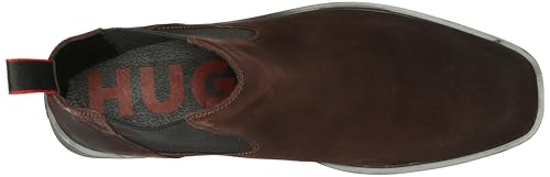Image of HUGO Men's Brushed Suede Slip on Chelsea Boot