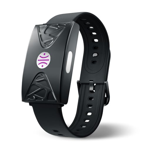 Fitness Tracker for Women & Men, Automatic Calorie Intake Smart Band with App, Activity Tracker, Sleep Tracker, Hydration & Stress Monitor, 24/7 Heart Rate Monitor, 5 ATM Waterproof (Black)