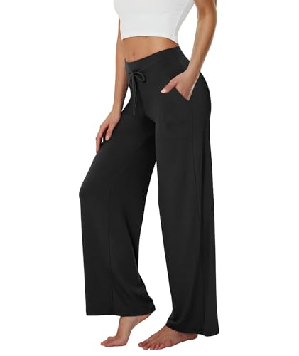 TNNZEET Wide Leg Pants for Women Lounge Pajama Pants