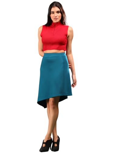 Image of KOTTY Women's Solid and Printed Skirts - A-Line || Pencil || Midi || Maxi || Knee-Length || Flared || Asymmetric Styles for Chic and Comfortable Fashion